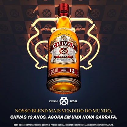 Whisky Chivas Regal 12 Anos, 1L