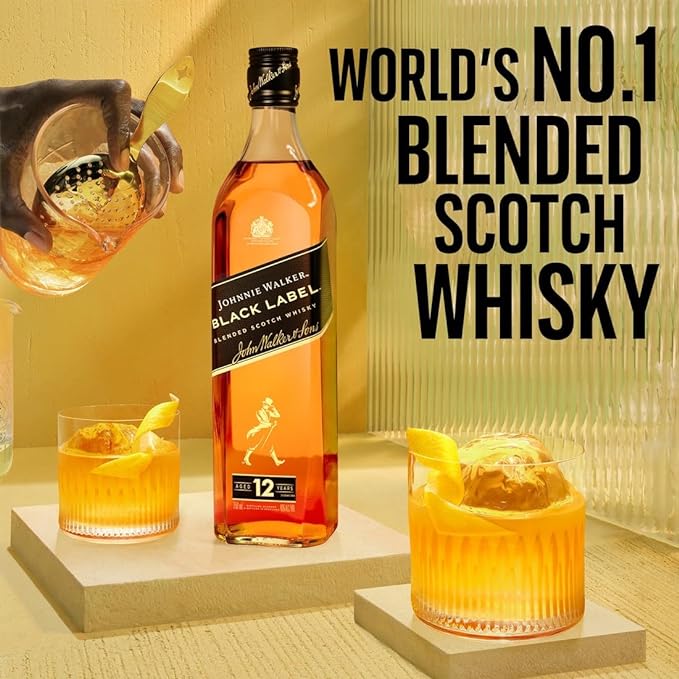 Whisky Johnnie Walker Black Label 12 anos 1L