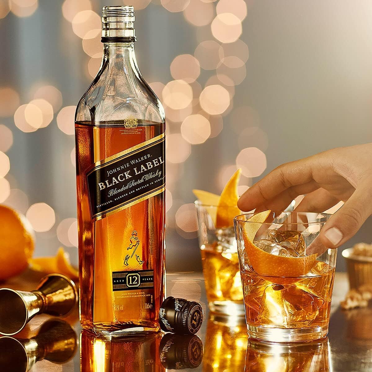 Whisky Johnnie Walker Black Label 12 anos 1L